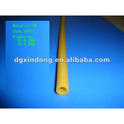 Yellow O-ring Oil silicone rubber foam seal strip ASR010