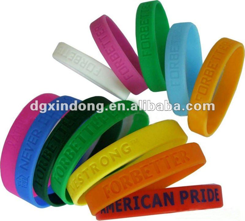 Personalized Cute Customized Silicone Bracelets Silicone Wristband